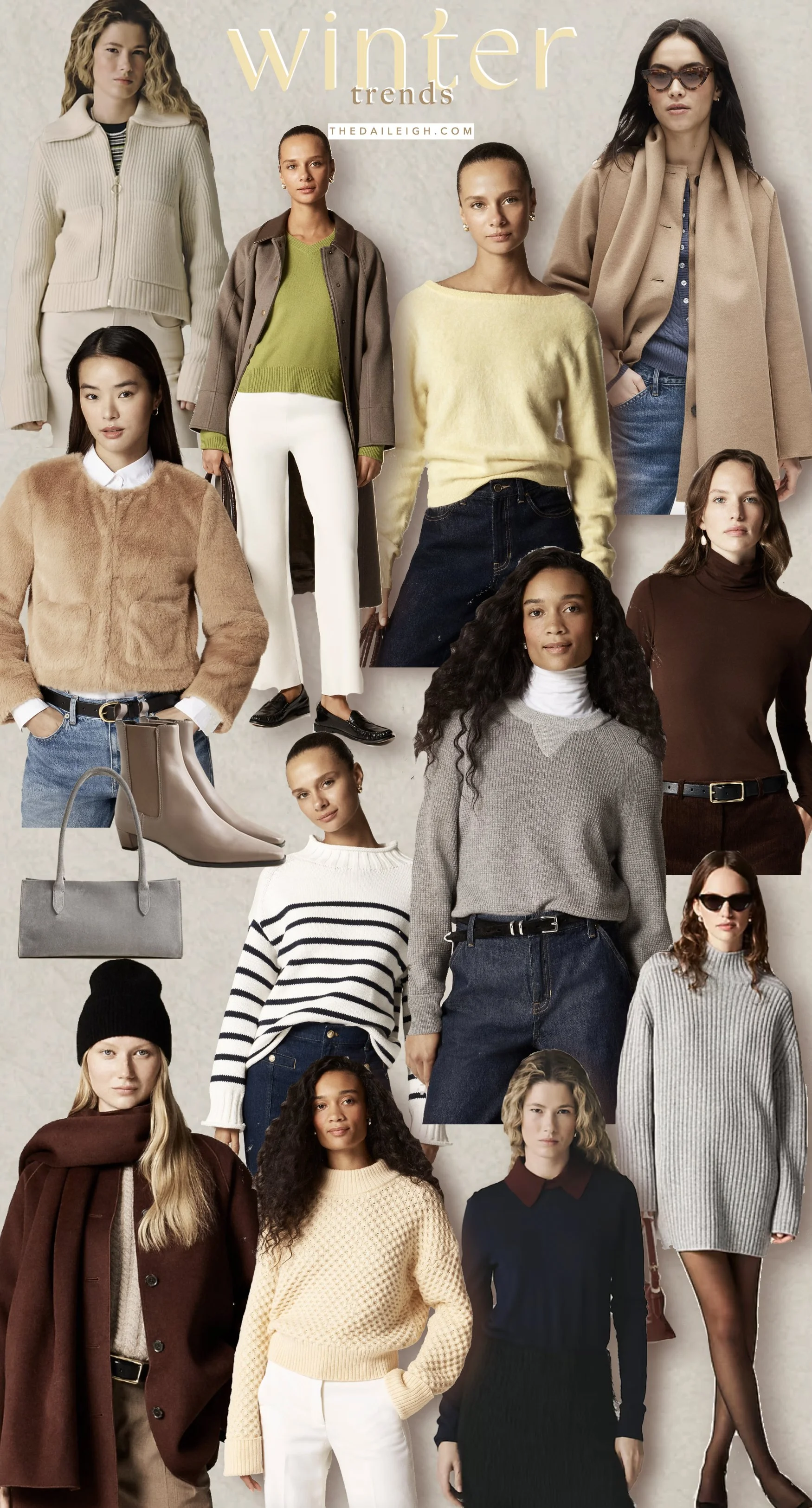 How to Mix Light and Dark Colors in a Winter Capsule Wardrobe