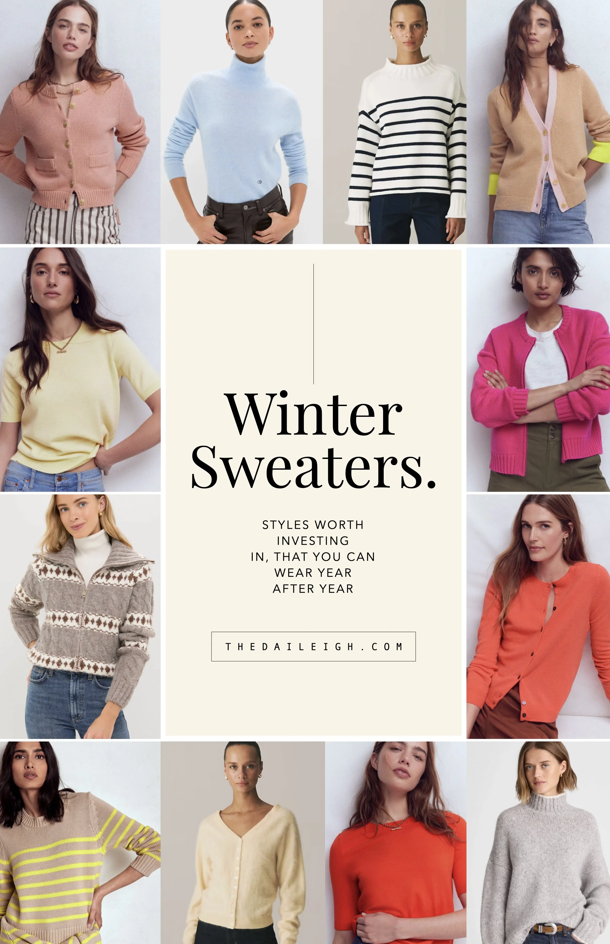 Winter Sweaters Worth Investing In (That Work Year After Year)