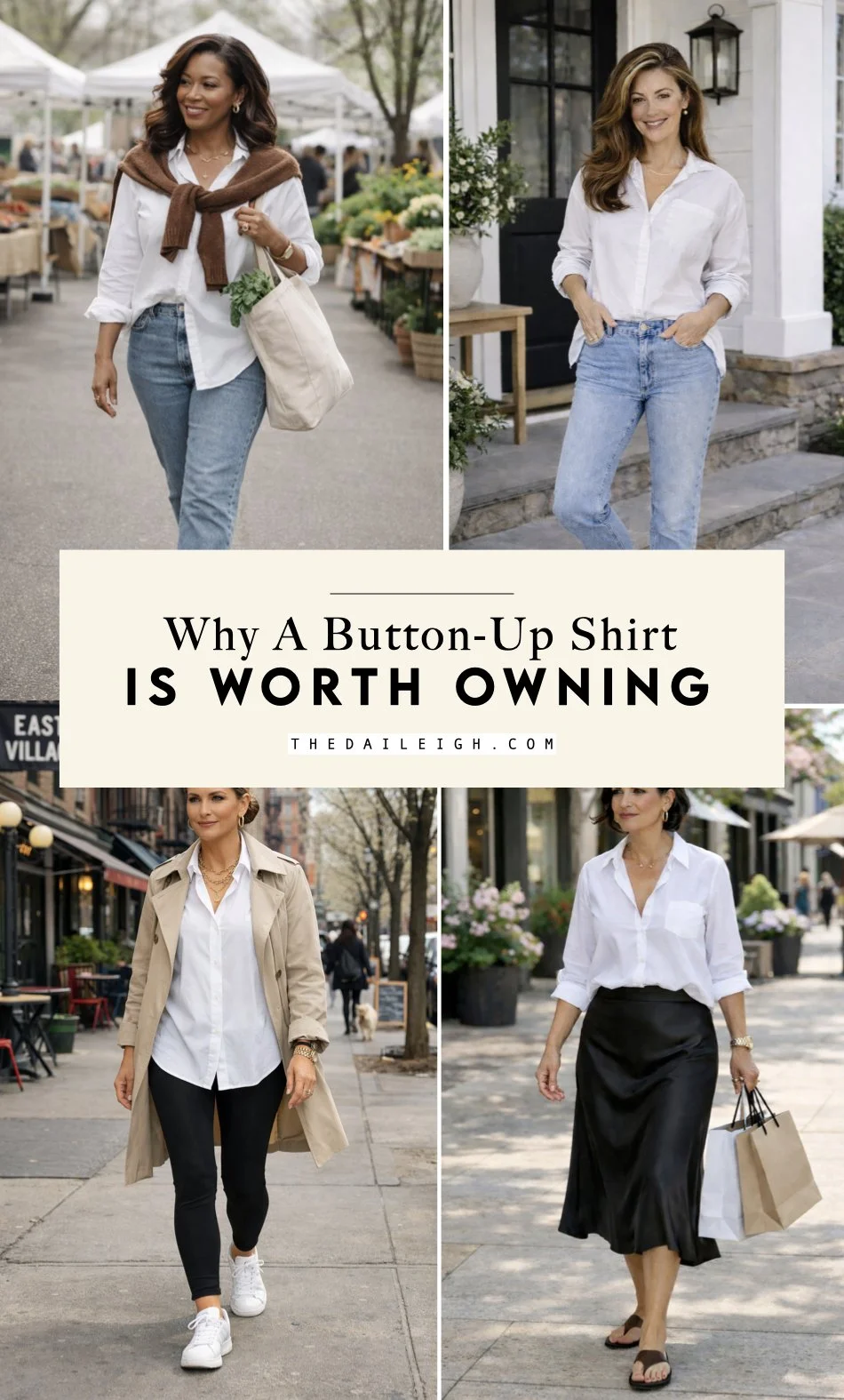 Why a White Button-Up Shirt Is Actually Worth Owning