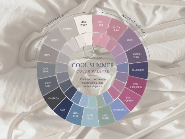 Cool Summer Color Palette for Women: Best Clothing Colors for a Cool Summer Wardrobe