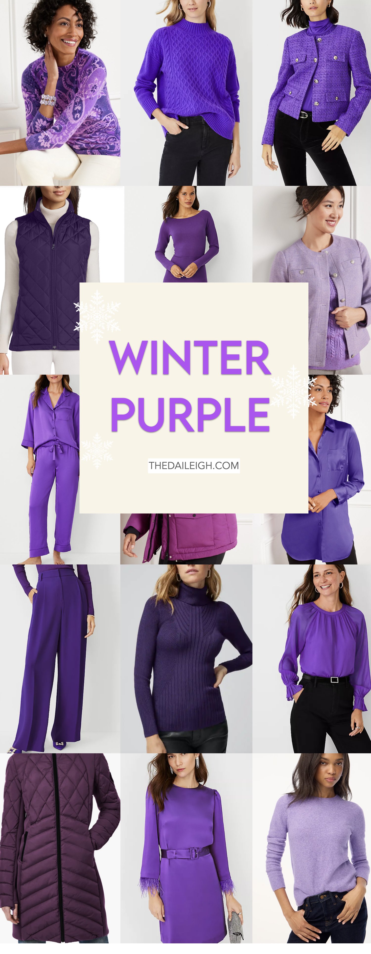 WINTER COLOR: PURPLE