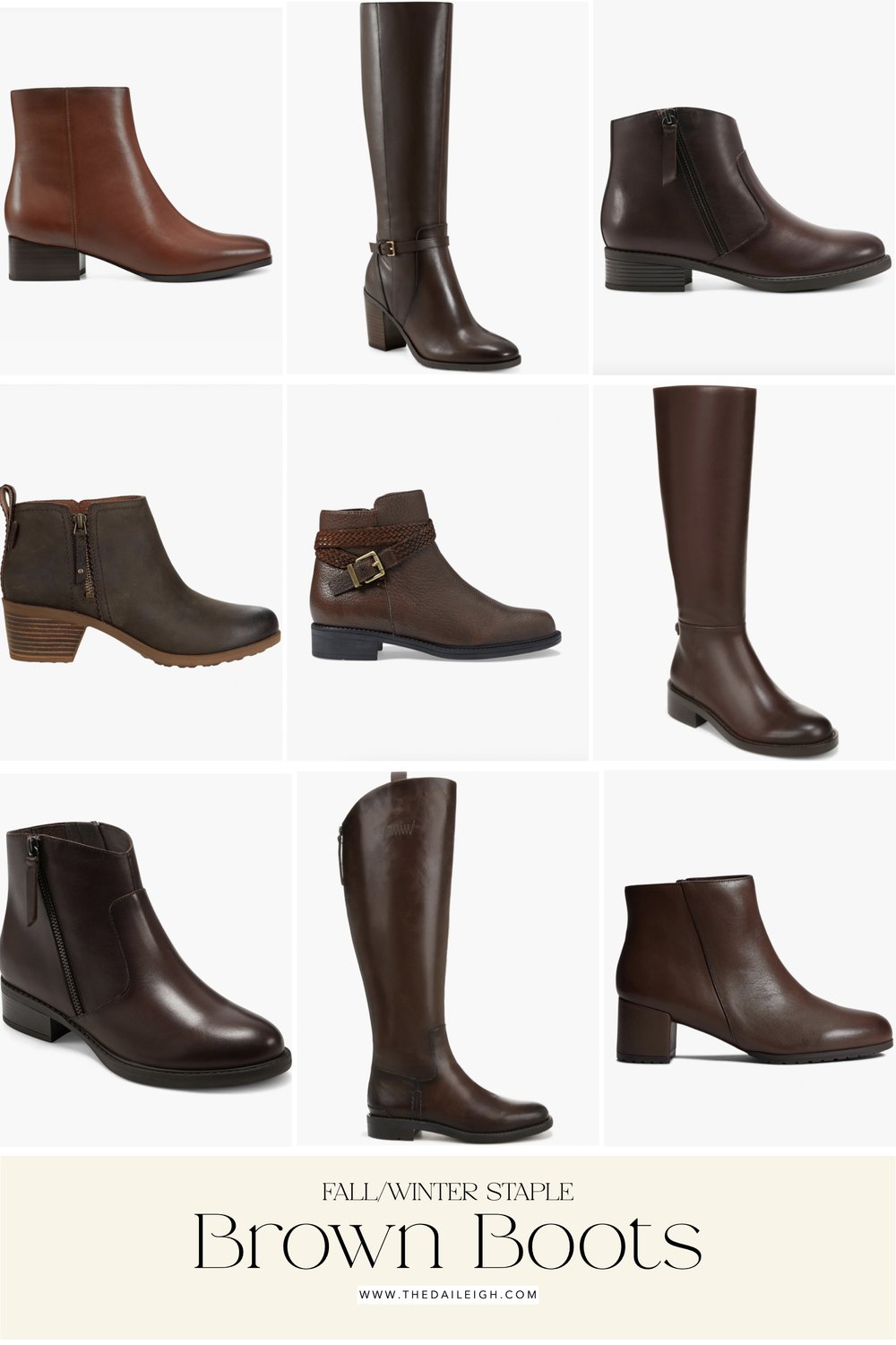 Brown Boots — THE DAILEIGH