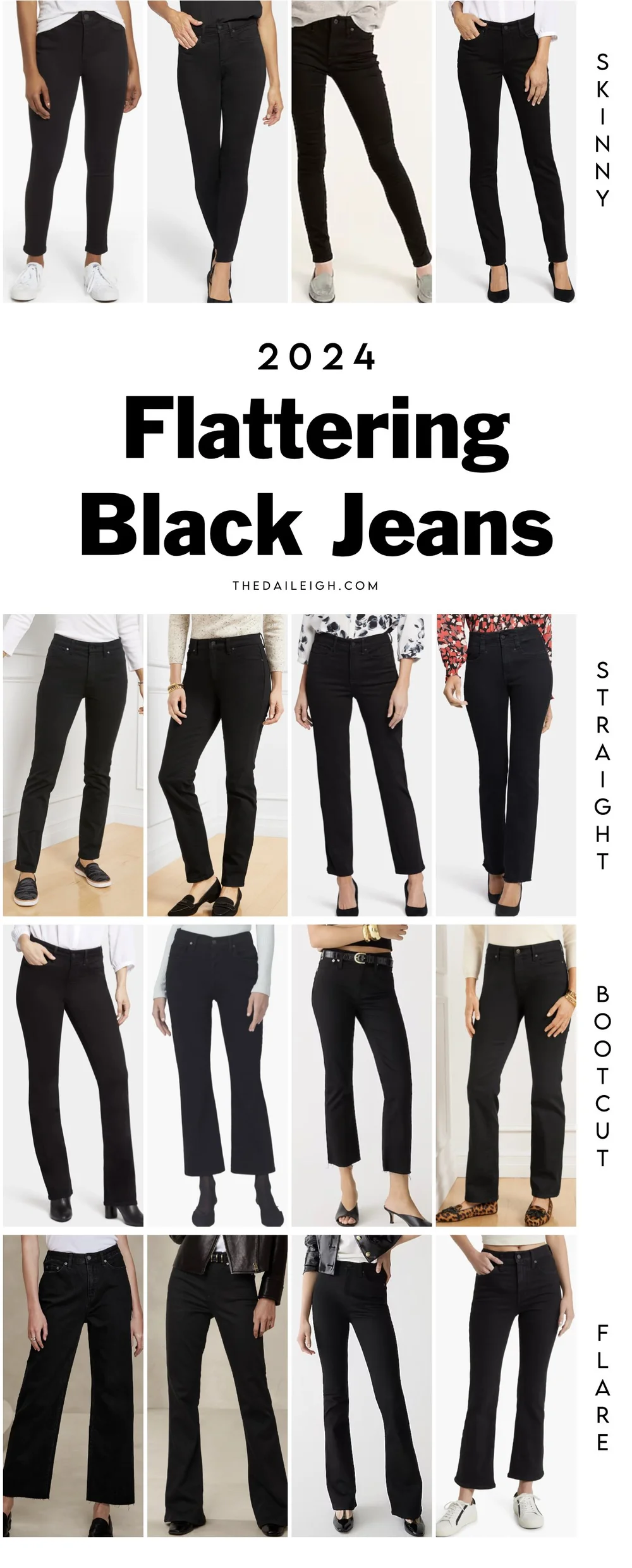 2024 Flattering Black Jeans — THE DAILEIGH