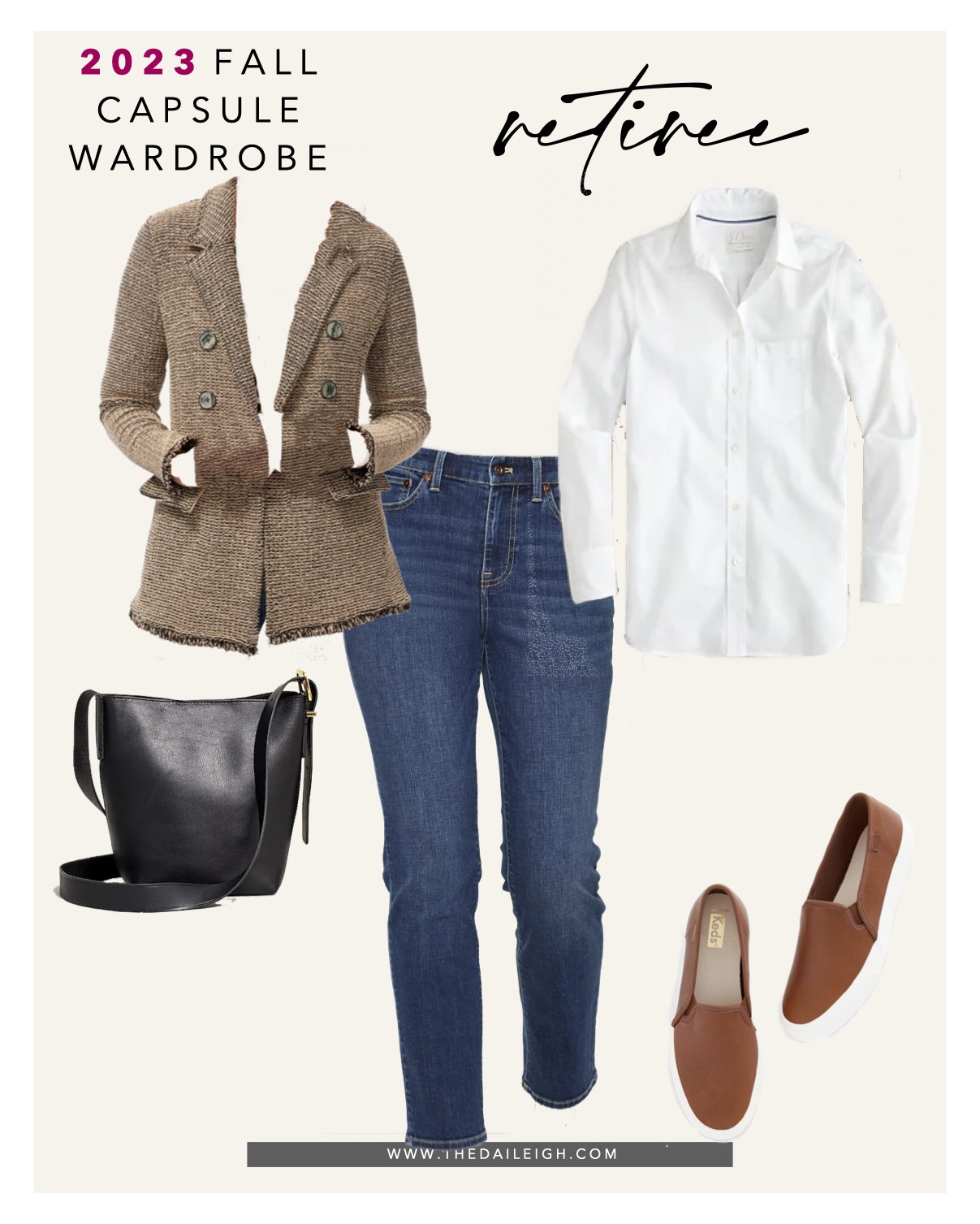 2023 Fall Retiree Capsule Wardrobe — THE DAILEIGH