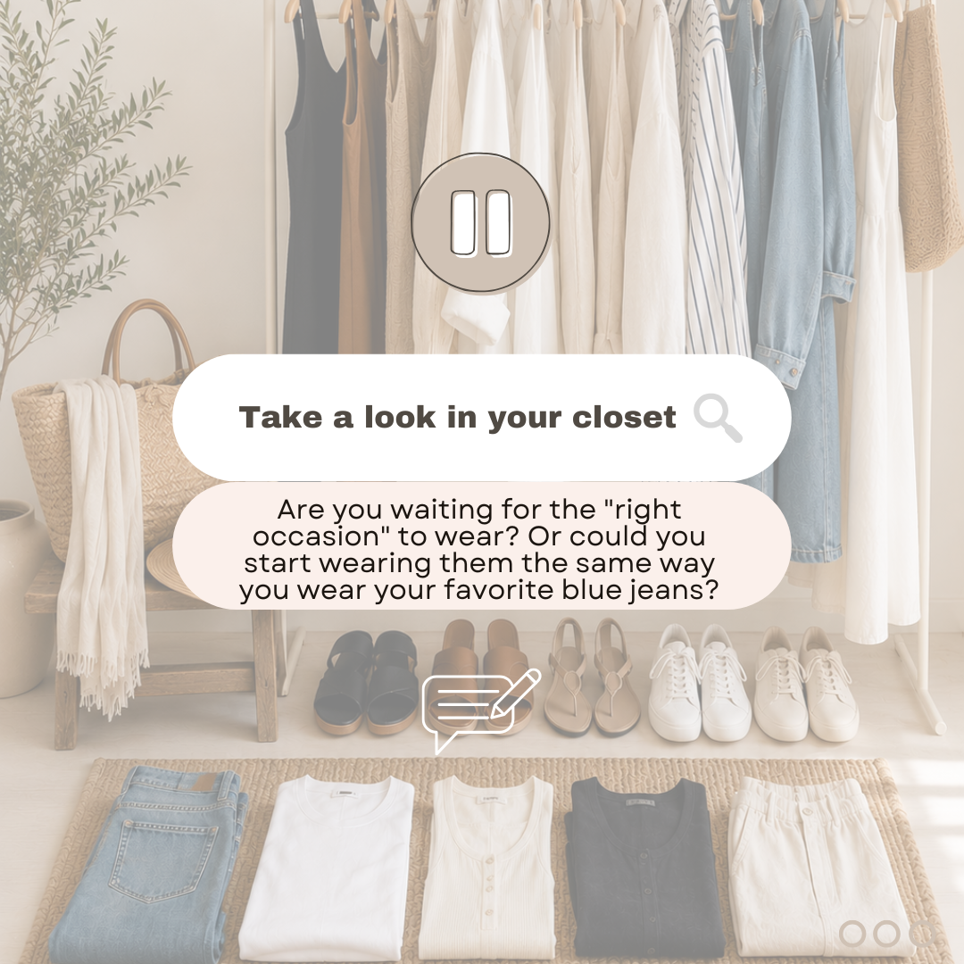 A question box asking how to style white jeans.