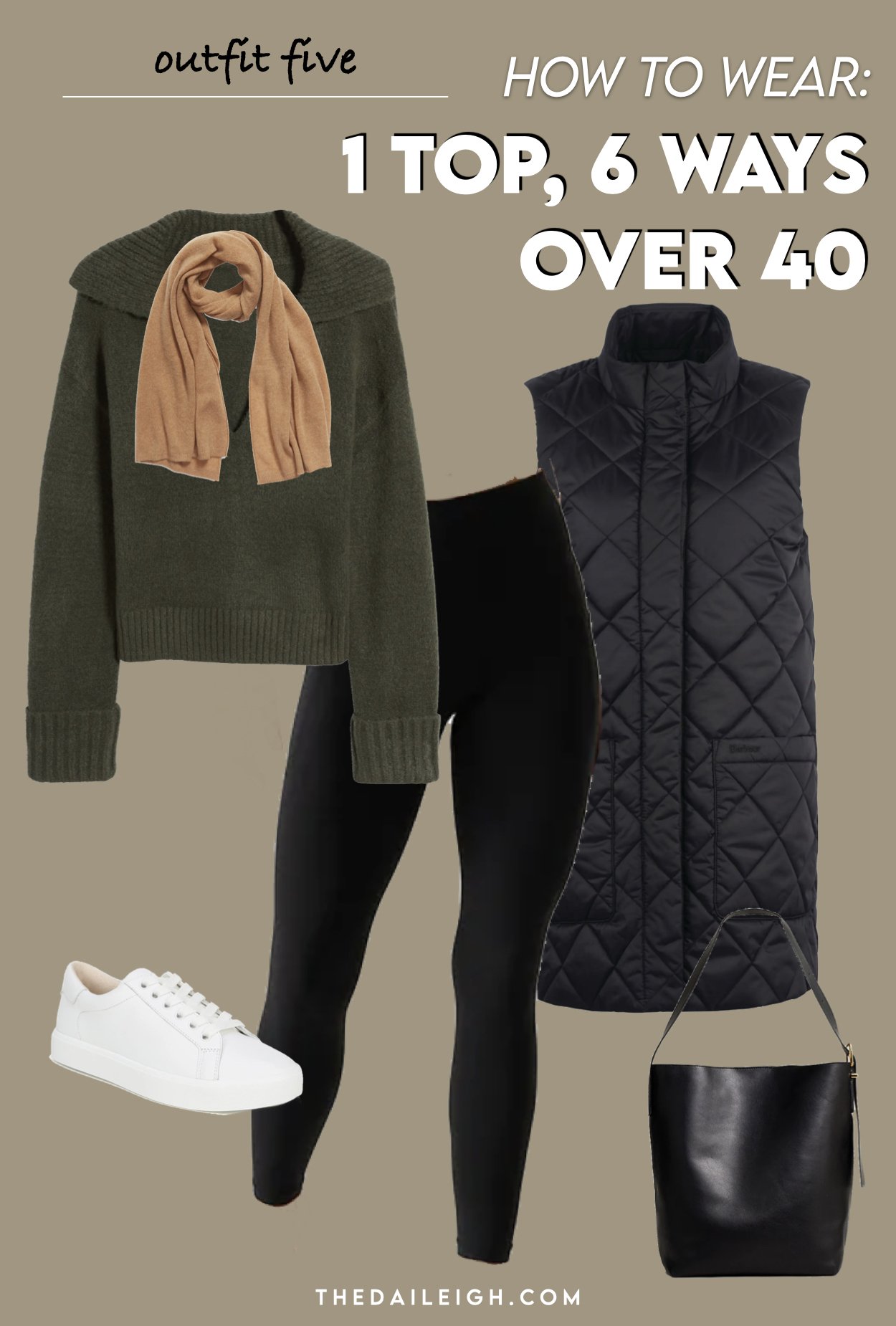 1 Top, 2 Bottoms, 6 Winter Outfits — THE DAILEIGH