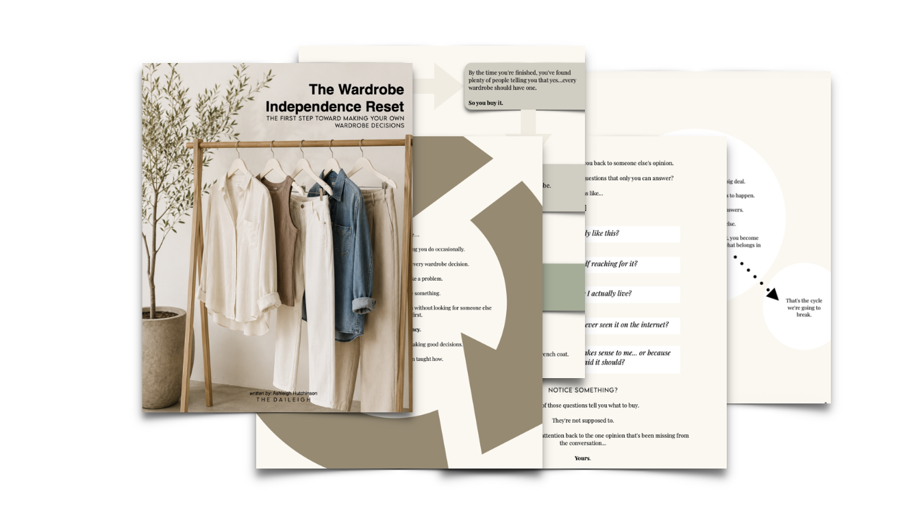 The Wardrobe Independence Reset