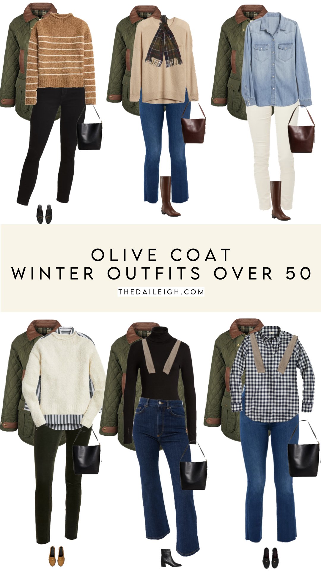 How To Wear An Olive Coat Outfits — THE DAILEIGH