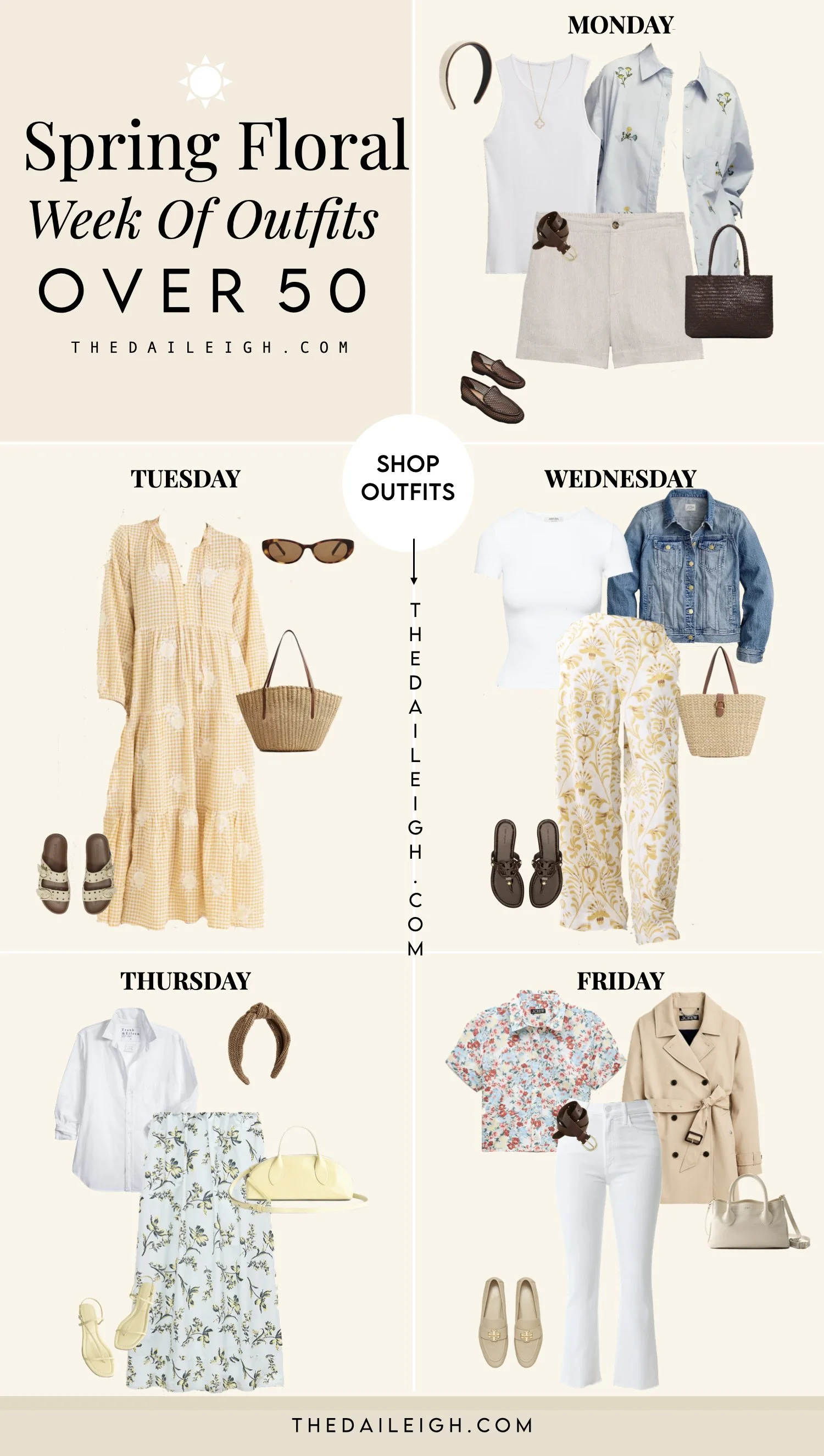 spring outfit ideas for women over 50