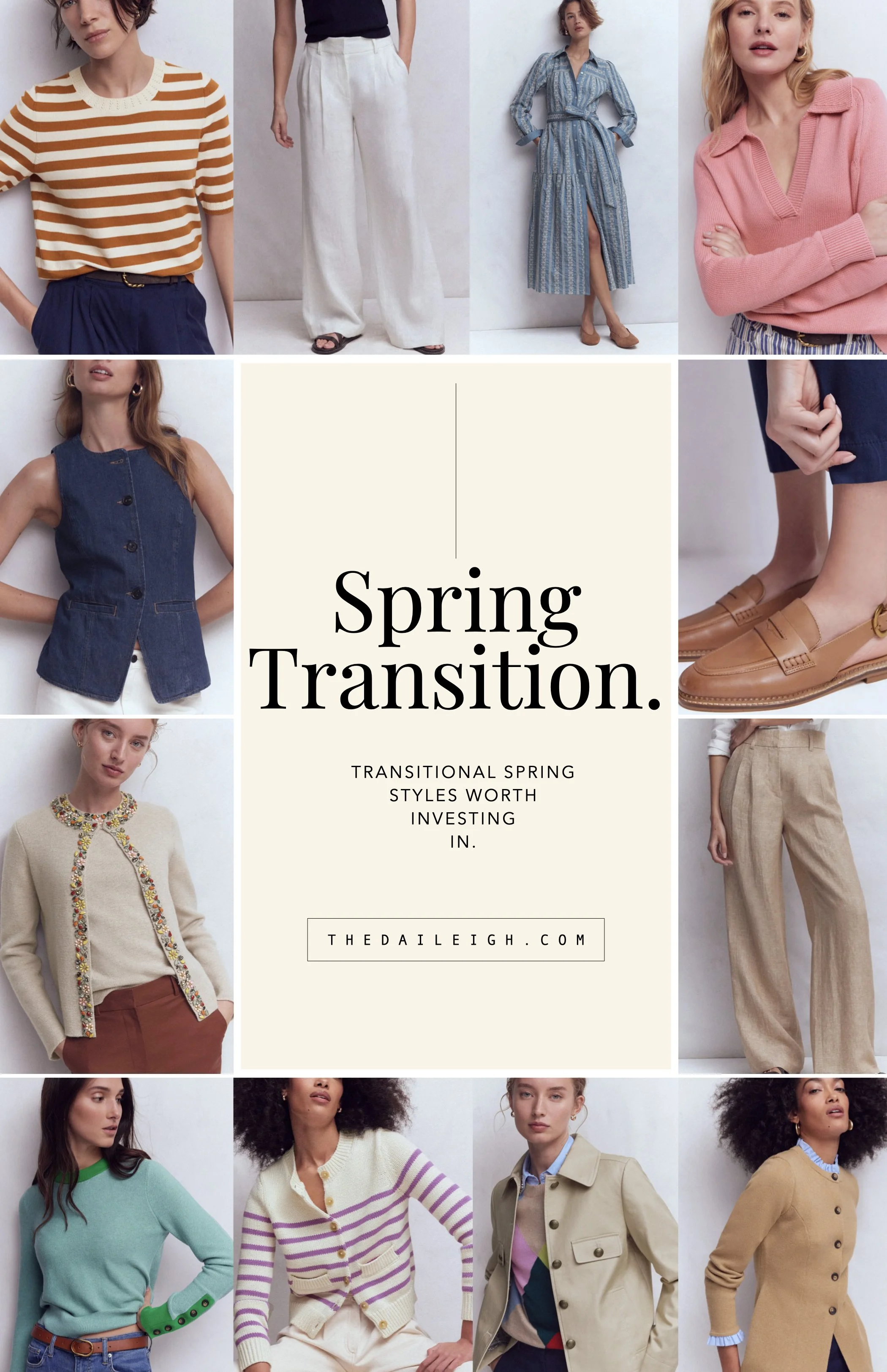 Transitional spring styles to wear for women over 50