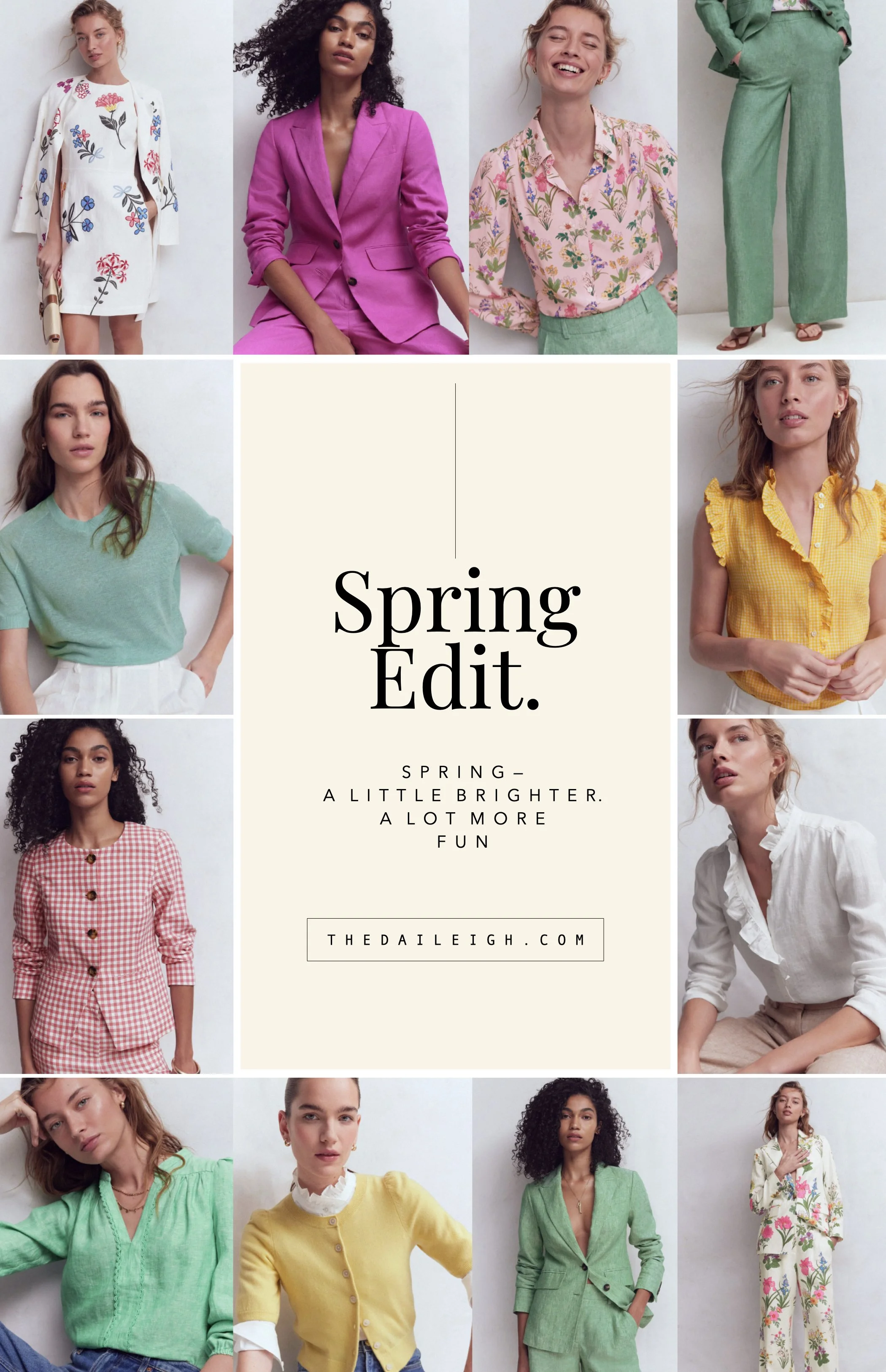 Fun and colorful spring clothes