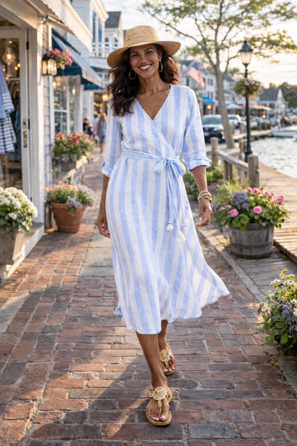 coastal spring outfit idea