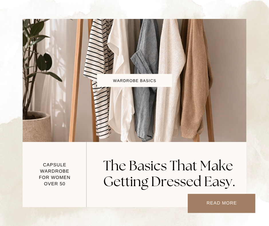 wardrobe basics for women over 50