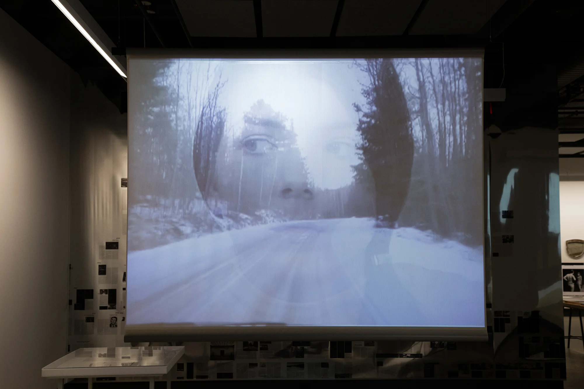 © Bernadette Corporation, Hell Frozen Over (2000). Avec la collaboration de Electronic Arts Intermix. Vue de l'exposition. Photo : Sara A. Tremblay.