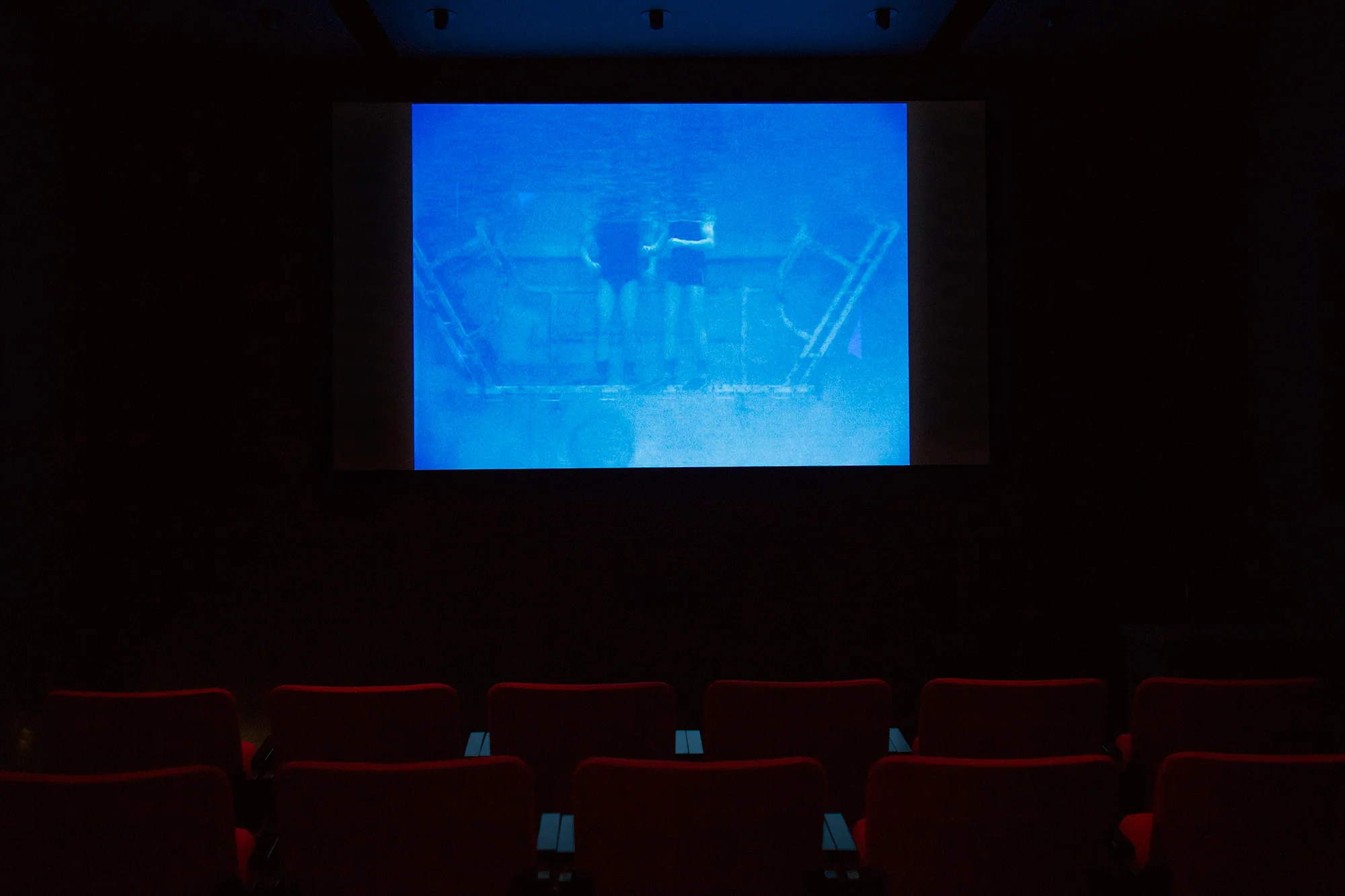 © The Otolith Group, Vue de l'exposition. Photo : Sara A. Tremblay.
