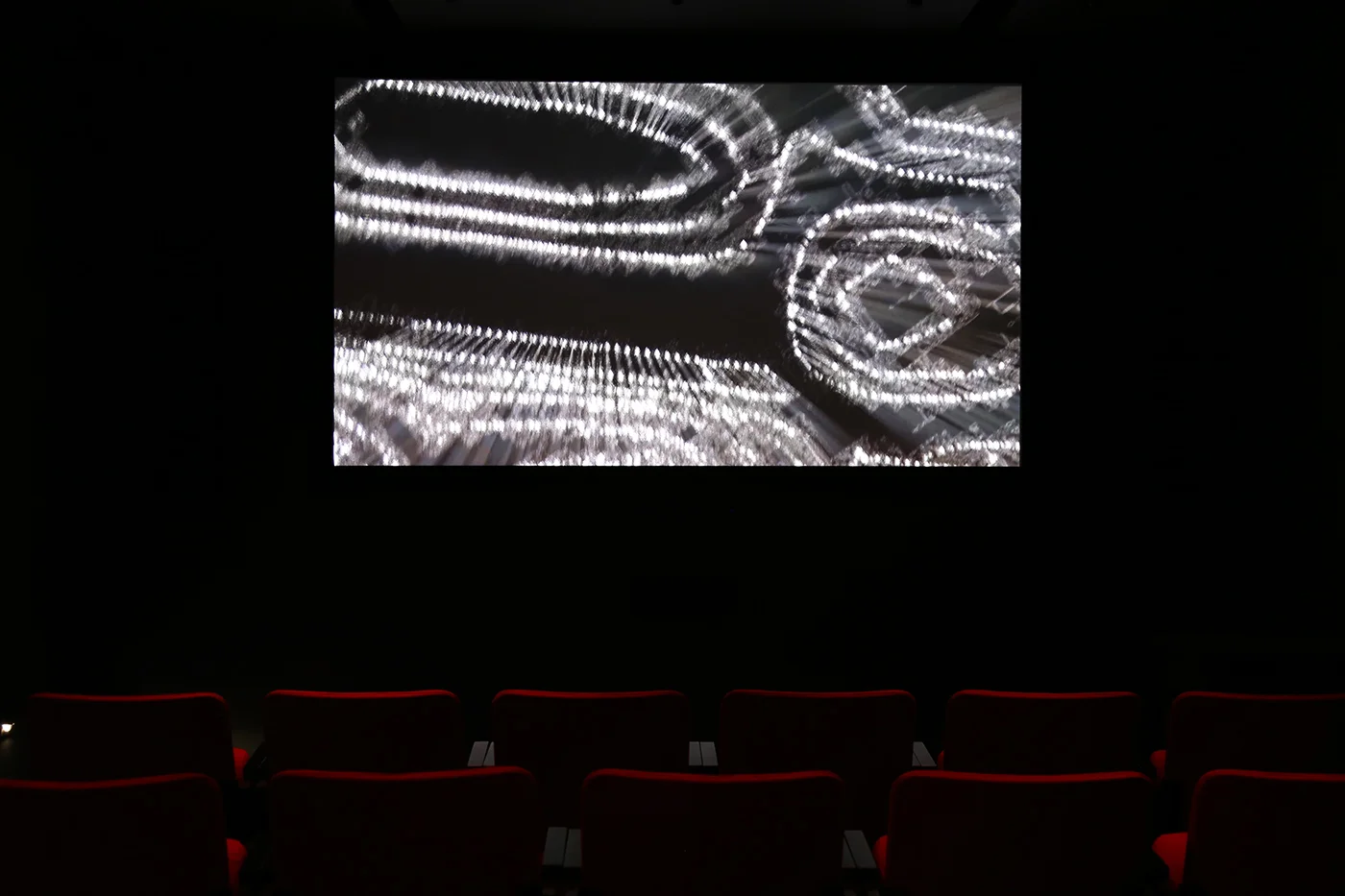 © The Otolith Group, Anathema (2011). Vue de l'exposition. Photo : Dazibao.