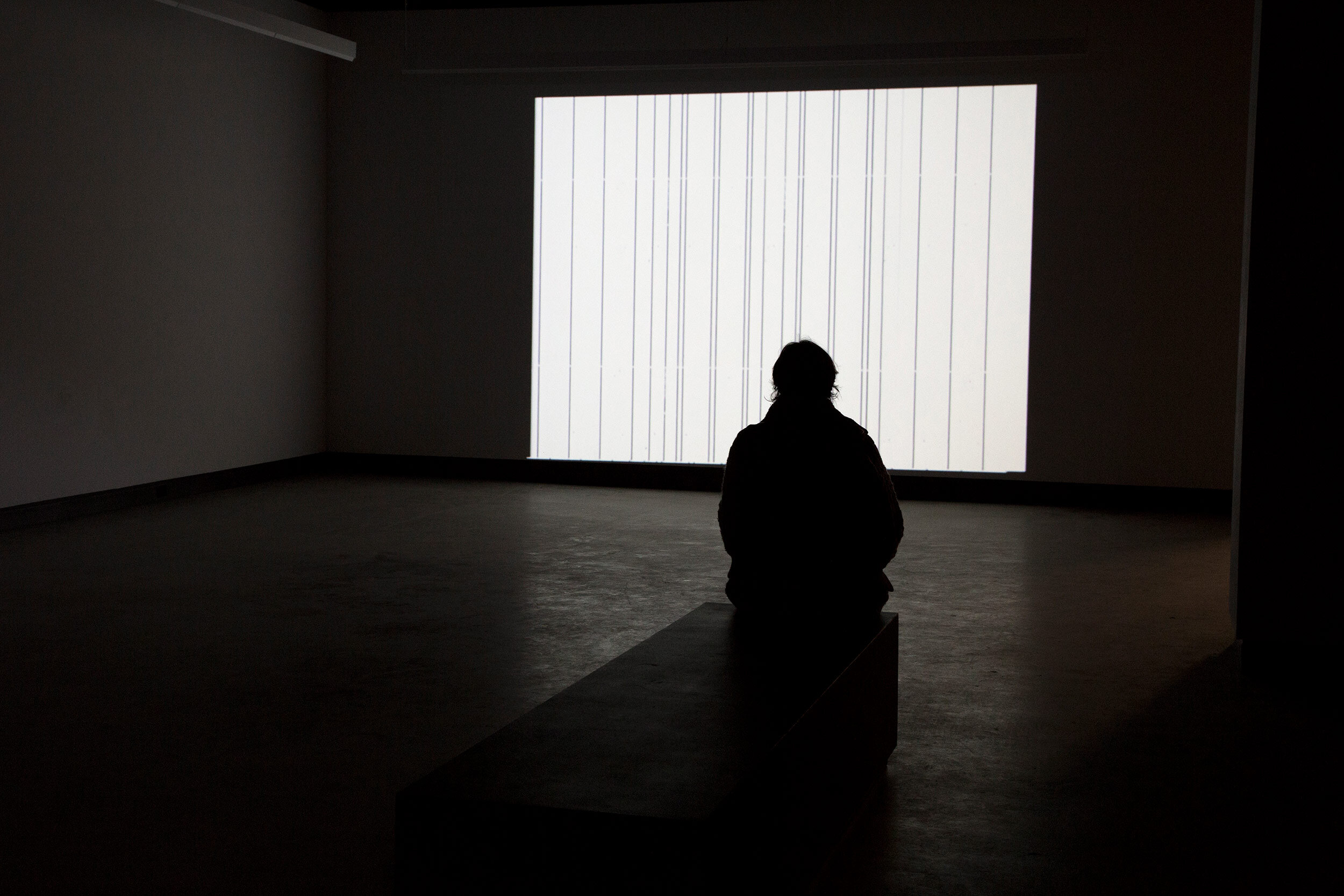  © Vue d’installation de l'exposition  Electronic Sound in a Shifting Landscape , Dazibao, 2014. Photo : Sara A. Tremblay. 