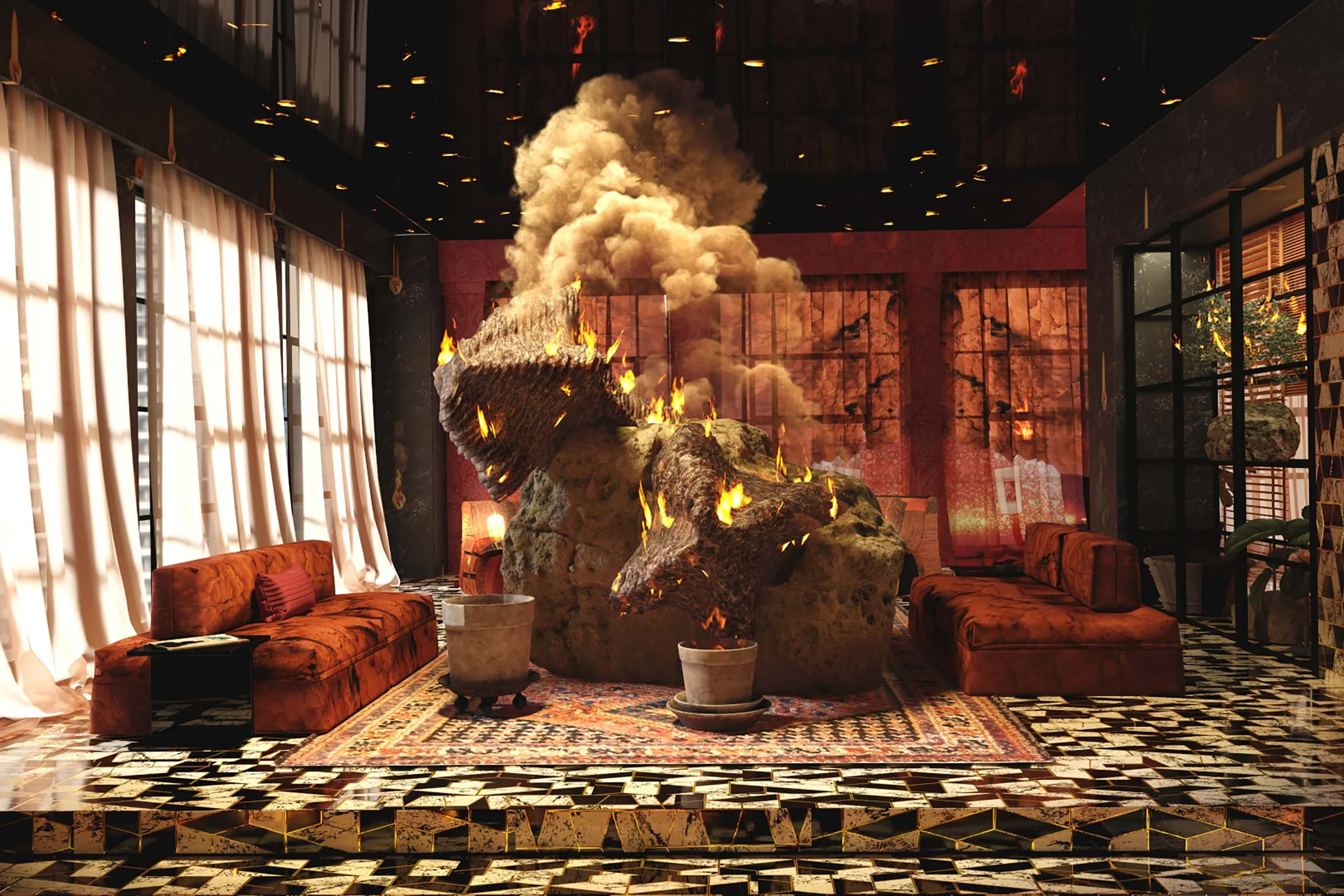  © Philippe-Aubert Gauthier et Tanya St-Pierre,  Dans une sorte de rêve éveillé - L'invitation  (2023) 