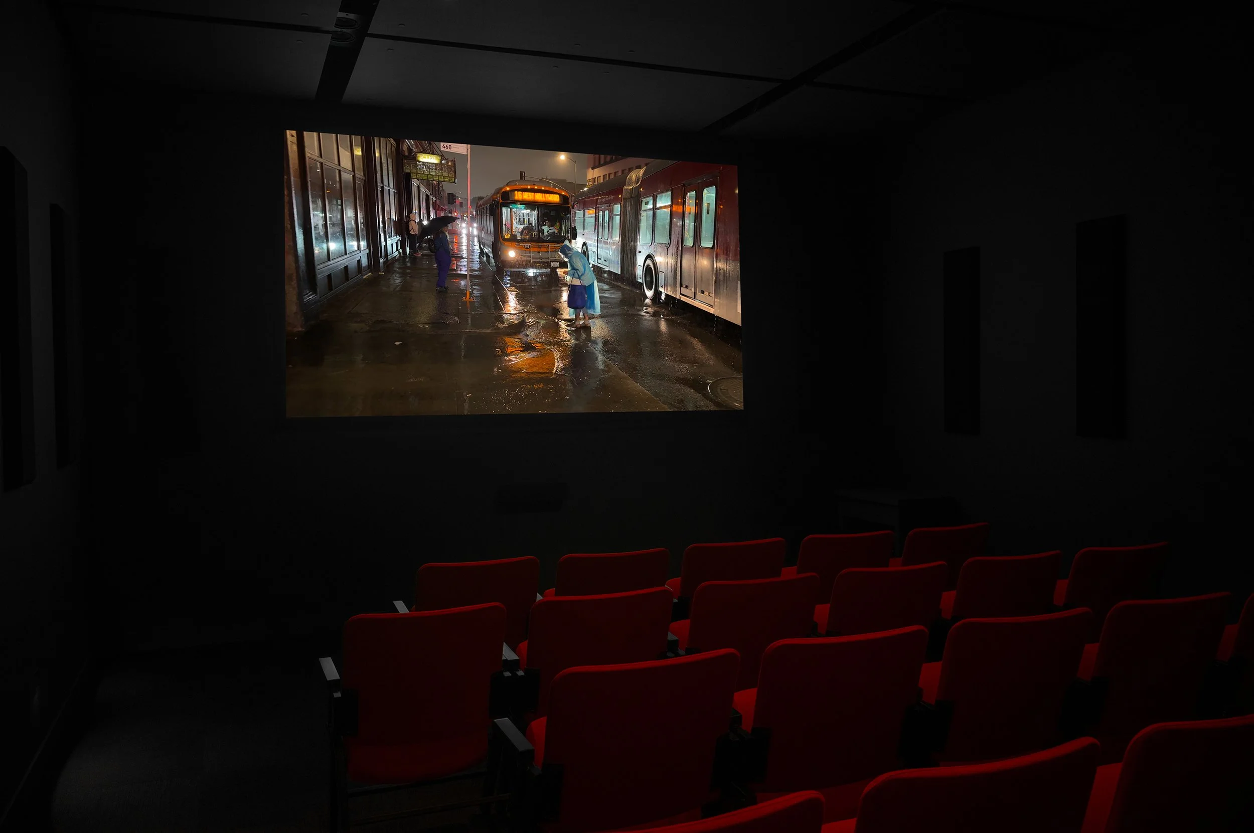  © Laura Ohio,  Like a Tongue Knows the Mouth &nbsp; (2024). Vue de l’exposition, Dazibao, 2026. Photo: Atlas documentation. 