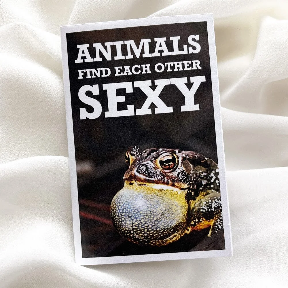 Have you ever seen two fruit flies mating and wondered&hellip; 

are they experiencing anything like what humans do? Well, this zine is here to make the case that humans aren&rsquo;t exceptional in most ways&hellip; including finding each other hot. 