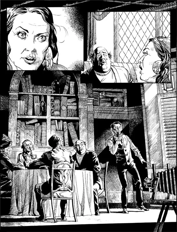 Page three, episode one: The Seance.
