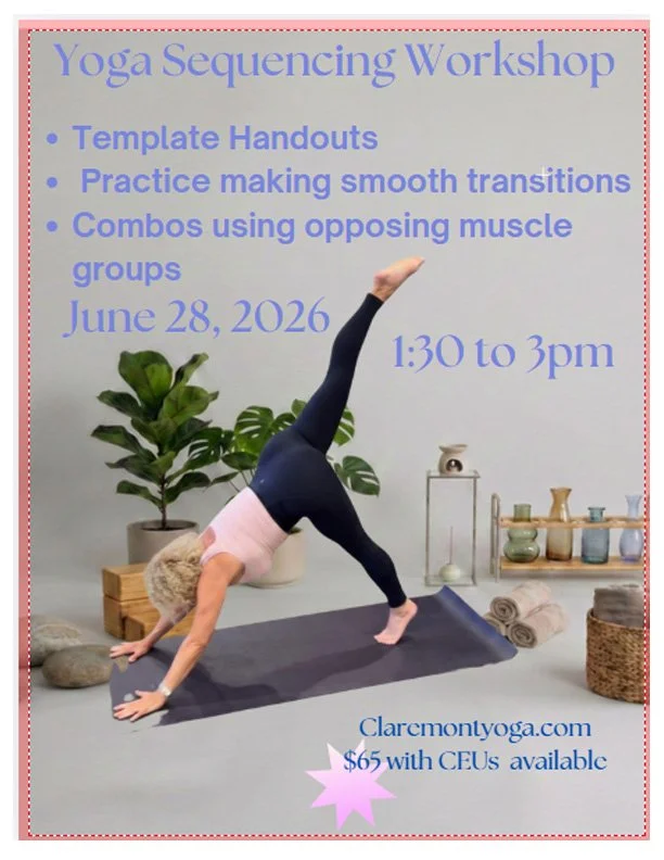 YOGA Sequencing Workshop with Monica 