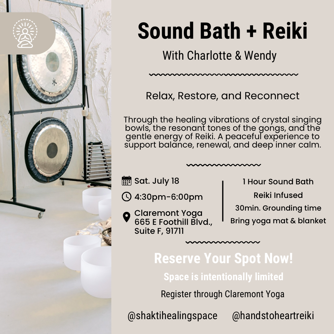 Sound Bath + Reiki with Charlotte and Wendy