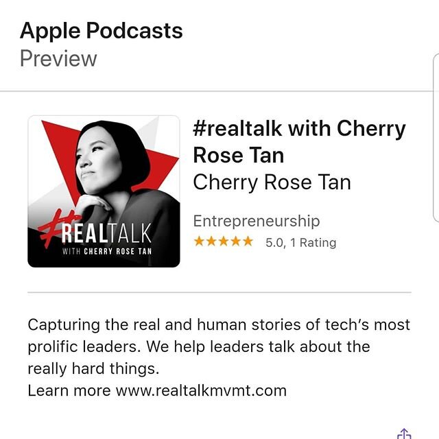 OUR PODCAST IS LAUNCHED!
Happy to say that #realtalk is out in the world: https://bit.ly/realtalkmvmt! 🔥

Thank you to our champions, supporters, and friends for supporting us the last 2 years. It is an emotional moment for myself and our team, who 
