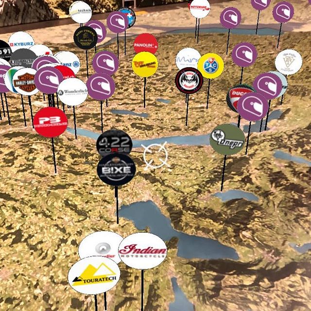 We are excited to present our AR Application AR SWISS-MOTO: Discover more than 100 motorbike tours and 200 passes, the Grand Tour of Switzerland as well as live weather, airplanes and trains over the largest aerial map of Switzerland
#swissmoto #ar #