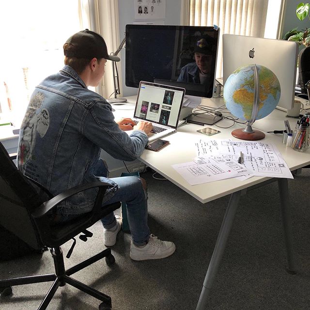 Over the past few weeks we have had an intern (Josh) immersed with our in-house design team. He has been having fun designing his own app, starting from the concept phase all the way to colouring his own pixels. 
Happy 18th birthday Josh and we hope 