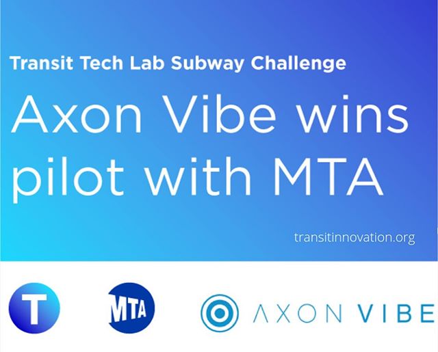 Today we were selected for a pilot with @MTA! Thank you to the @transittechlab for the opportunity to showcase our technology in NYC. We&rsquo;re excited to see how our technology will shape the future of mass transit for all New Yorkers 
#transittec