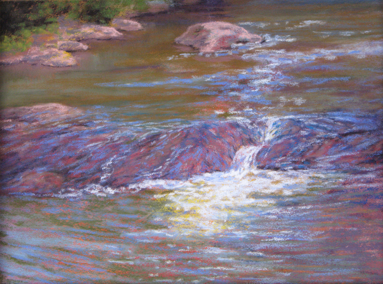 Motion Study (522), pastel, 11 x 14", $650