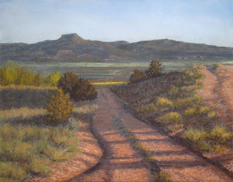 North Road (581), pastel, 16 x 20", $1,250