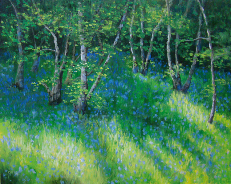 Scot's Bluebells (670), oil, 16 x 20", $1,250