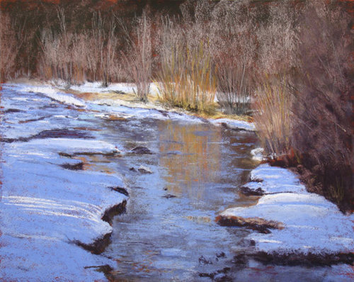 Afternoon Highlights (106), pastel, 16 x 20", SOLD