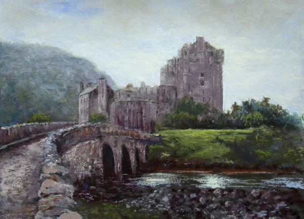 Eilean Donan Castle (141), pastel, 11 x 14", $595