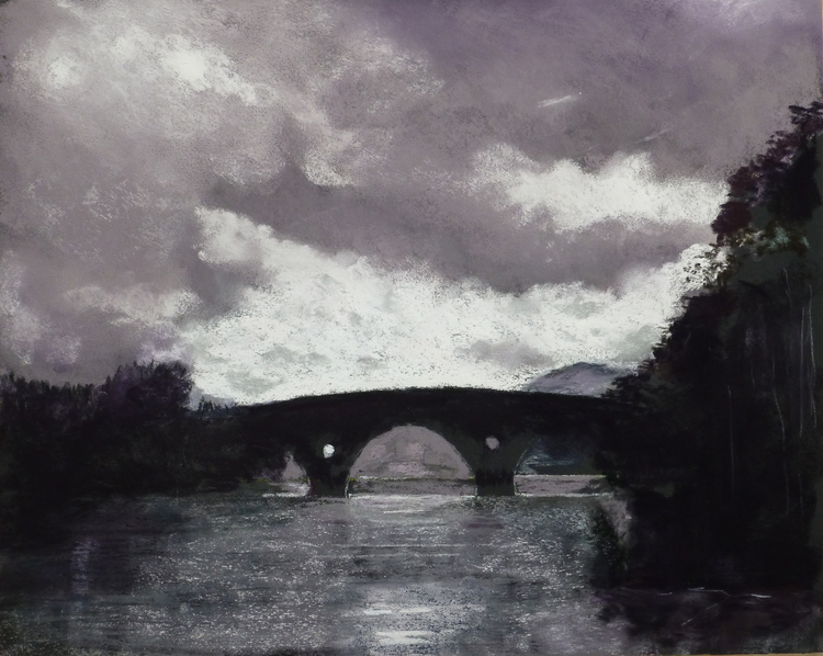 Tay Bridge (182), pastel, 16 x 20", $950