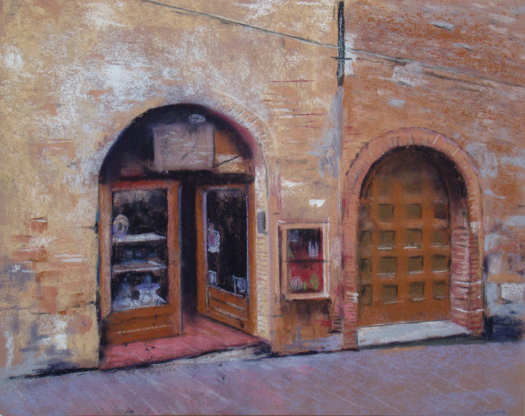San Gimignano (151), pastel, 11 x 14", $595