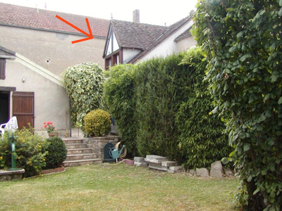 Studio dormer window on right viewed from garden.jpg