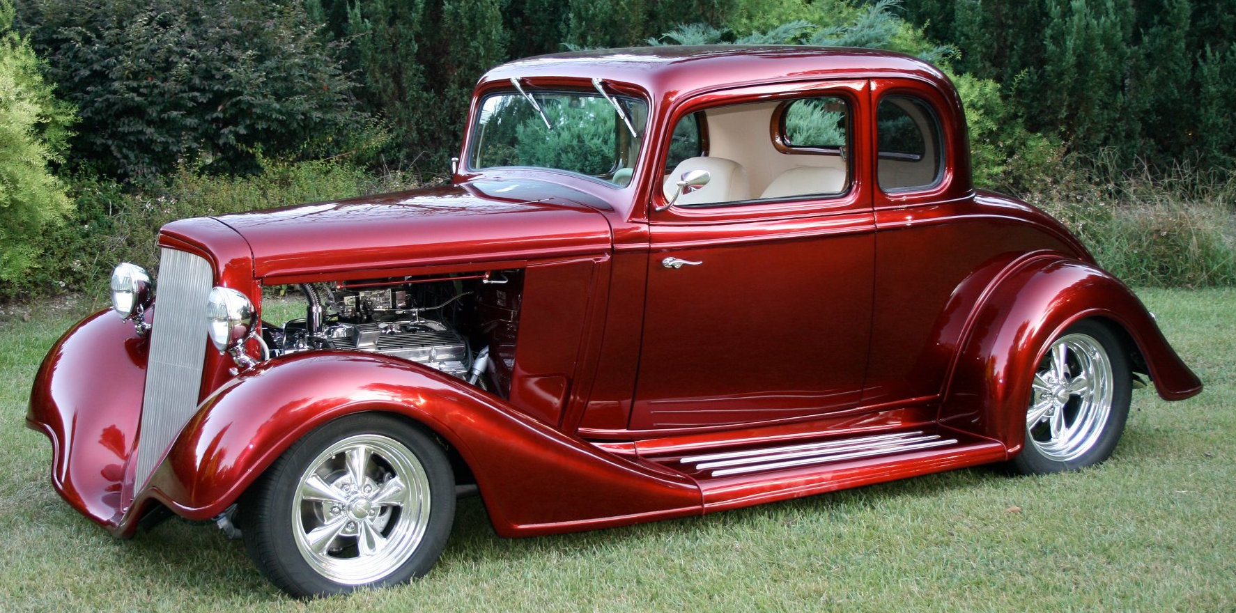 34 Chevy Coupe After Restoration