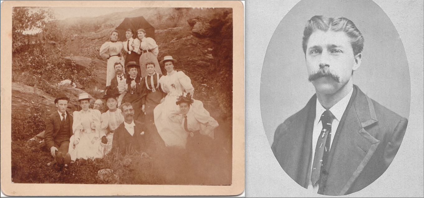 A Sheehan-Halpin family portrait, 1895; an undated photograph of Dennis Wolfe Sheehan