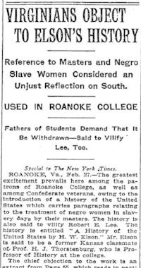 From the New York Times , February 28, 1911, page 1