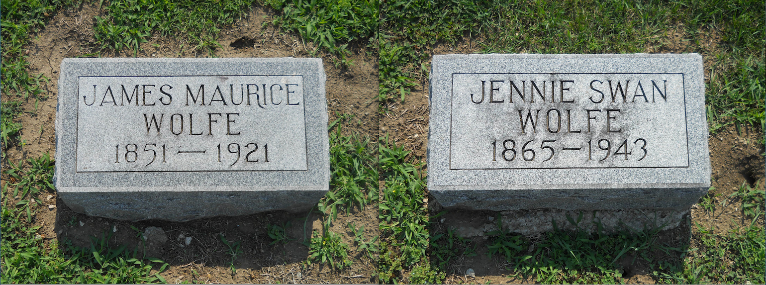 Wolfe gravestones, Tarkio Home Cemetery (Jeffrey C / Find a Grave)