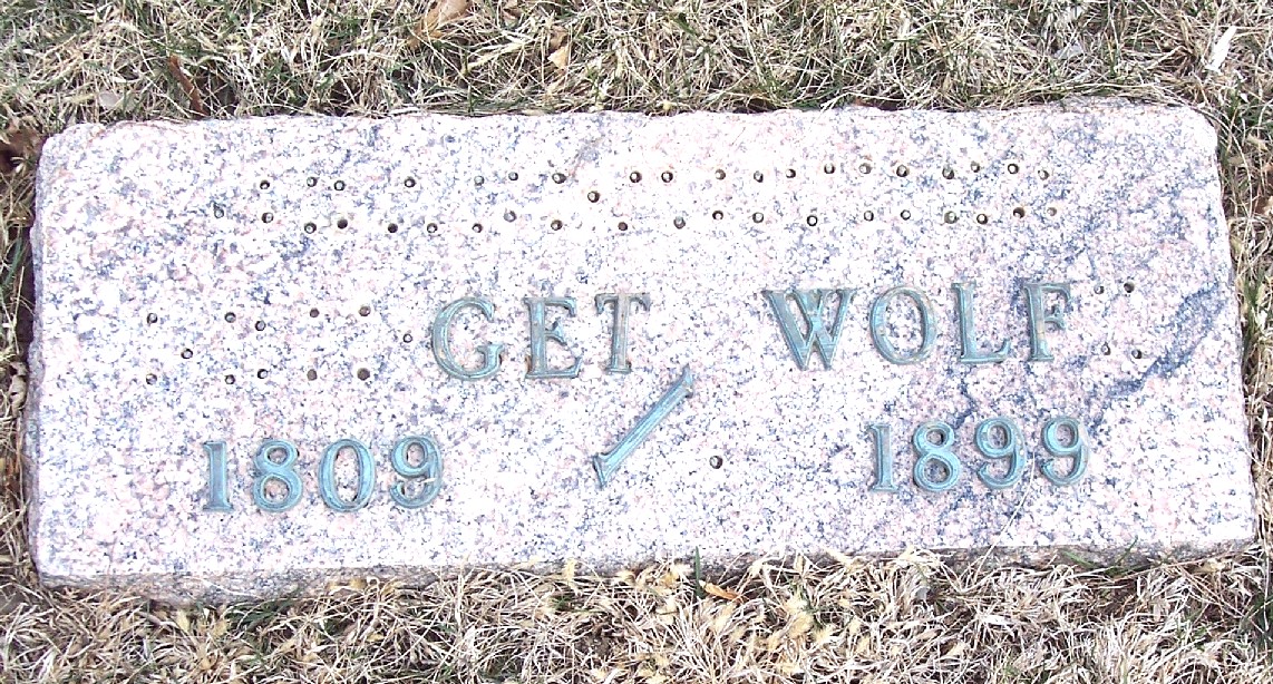 Gravestone for Bridget Ann Foley Wolfe, Saint Joseph's Cemetery, Carroll, Iowa (Geo. Clinton / Find a Grave)