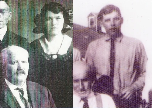 John Burke, William Burke, and Ida Burke; Maurice Wolfe and John J. Wolfe, ca. 1923