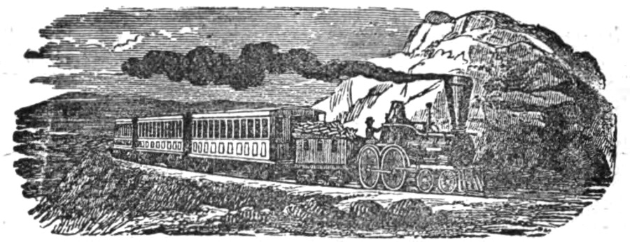 Chesapeake & Ohio train traveling through the mountains of Virginia, 1881 ( source )