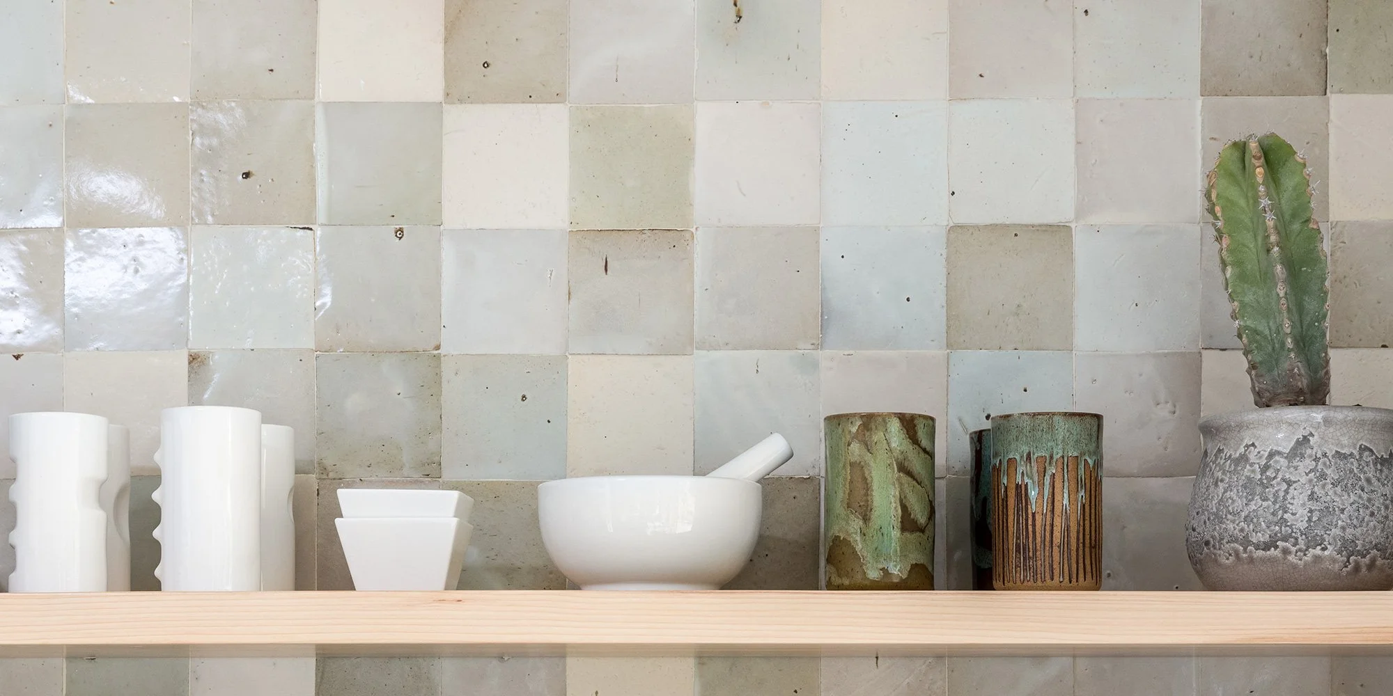 Backsplash goals. Tiles and image by Clé .
