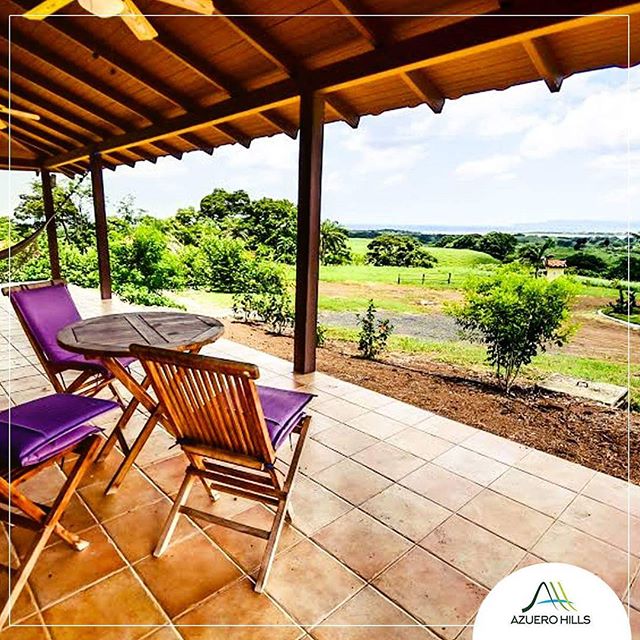 Picture you at your terrace enjoying a hot morning coffee contemplating the green surroundings and the sound of the ocean as a background. Life is beautiful 👌. #AzueroHills #Azuero #Pedasi #LosSantos #Panama #Relax #nature #retreat #landscape.