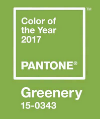 Pantone "Greenery"