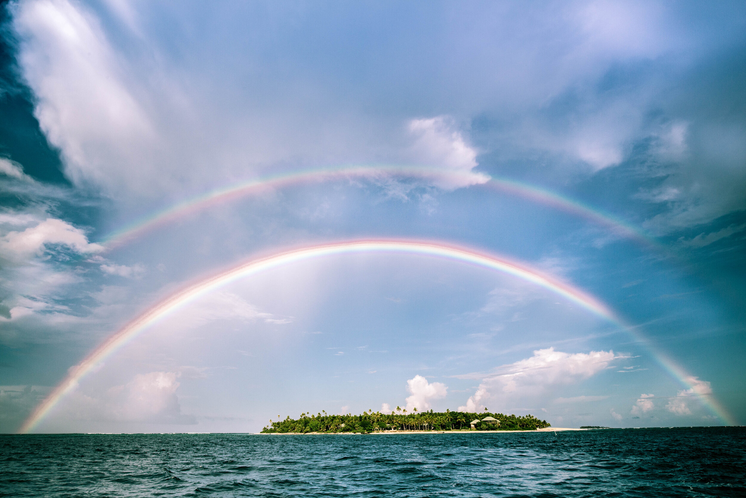Double Rainbow - Tavarua Island
